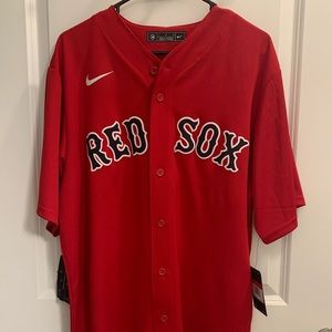Mens Red Sox Nike Jersey Sz L